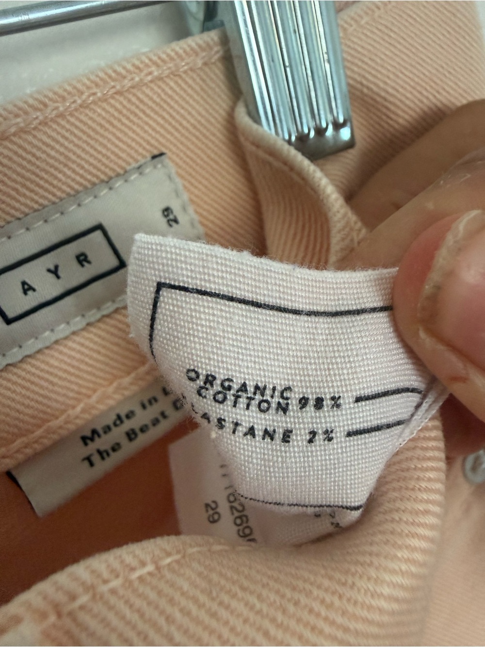 AYR Jeans The Beat Drop Barrel Leg in Ciao Bella Pink - Picture 8 of 8